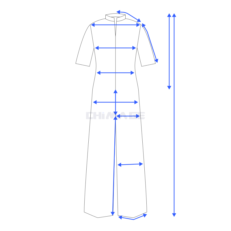 女式短袖连身裤/Women's Jumpsuit 2- Short Sleeved