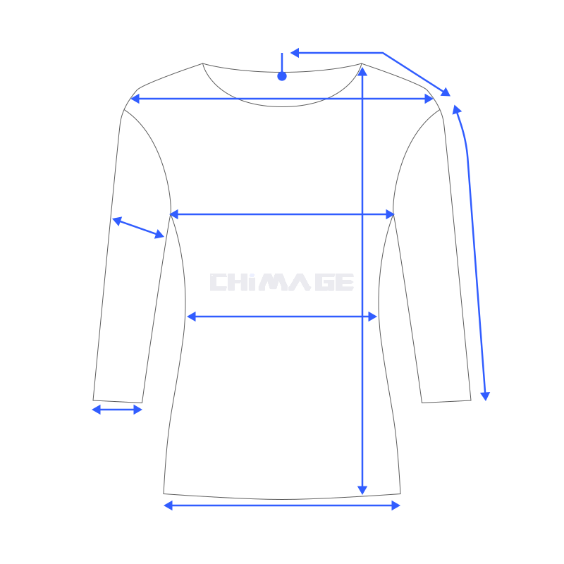 3/4 Sleeve Womens Top
